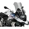 Generico Cupolino Moto Parabrezza Plexiglass JD9 Touring FUME' CHIARO Compatibile con BMW R 1200/1250 GS