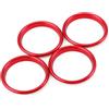 Youzzei 4 pezzi Youzzei coperture per prese d'aria dell'auto, anello di copertura per prese d'aria Audi per Audi A3 S3 2013-2016/ Q2 2017, decorazione per prese d'aria, anello di finitura per prese d'aria in