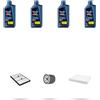 HOFFCAR Kit tagliando 3 FILTRI e 4L OLIO compatibile con Hyundai Kona 1.6 Hybrid 104kw 2019