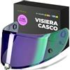 Everalo Visiera per Casco HJC RPHA 70 - RPHA 11 - HJ26 - HJ-26ST | Lente di ricambio esclusiva, compatibile con lente antifog e Tear-Off