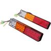 HEHEMM 2 X 20 LED ATV Rimorchio Camion LED Fanale Posteriore Auto Fanale Posteriore Retromarcia Corsa Freno Girare Luci