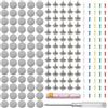flintronic 65 Pezzi Kit Riparazione Cielo Auto, Rivetti Pulsante di Riparazione, Puntine per Cielo Auto Grigio