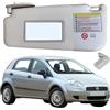 Generico Set Pantina Parasole + Gancio Sinistra Adatto per GRANDE PUNTO e PUNTO EVO, colore BEIGE, Compatibile, Non Originale