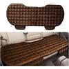 JNNJ Cuscino Peluche per Sedile Auto Morbido Posteriore, Coprisedile Universale Auto, Protector Comfort Automotive Cuscino, Protezione per Sedile Autos Traspirante, Accessori Autos(caffè)