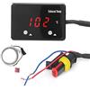 EVGATSAUTO Misuratore di Temperatura dei Gas di Scarico 12 V, EGT Display Digitale LED Rosso 0-1000 ℃ Universale per Auto con Sensore 1/8 NPT IP65