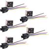 Mintice 5 X 12V 80A 12V Auto Relè 5Pin Veicolo Automobile Relè Interruttore Elettrici Avviamento Pompa Carburante Fan Pesante Spdt Cavo Presa