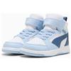 Puma Rebound V6 Mid AC+Infant White/Dark Indigo/Haute Tropic