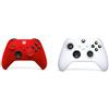 Xbox Wireless Controller â€" Pulse Red Series X|S, One, and Windows Devices Wireless Controller â€" Robot White Series X|S, One, and Windows Devices