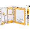 Grupo Erik Pack Snoopy - Set Block Notes + Penna Multicolore 10 Colori | Blocchetti Adesivi e Sticky Notes 6 in 1 + Penna a Scatto con Topper 3D, Cancelleria Regalo Bambina