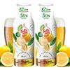 FruttaMax Sciroppo alla Birra al Limone Senza Zucchero - 50% Frutta Vera | Sciroppo a Basso Contenuto Calorico per Gasatori, Cocktail e Dessert - 2 x 500ml
