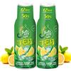 FruttaMax Sciroppo al Tè Verde Senza Zucchero - 50% Frutta Vera | Sciroppo a Basso Contenuto Calorico per Gasatori, Cocktail e Dessert - 2 x 500ml