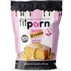 Fitporn Farina di Avena Aromatizzata Torta al Limone Senza Glutine e Low Sugar | Fitporn Instant Oats, Farina di Avena Istantanea Senza Zuccheri Aggiunti a Basso Indice Glicemico, Vegan, 750g