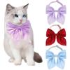 BSITSSS 3 Pezzi Collare Gatto, Collare per Gatti con Fiocco, Regolabile Collarino Gatto Collari Gatti con Papillon per Cucciolo Gattino Matrimonio Compleanno Festa per il Nascituro