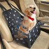 Newaner Seggiolino Auto per Cane 40×34×25cm, Con Cintura di Sicurezza e Tubo di Supporto - Trasportino Pieghevole e Borsa per Cani