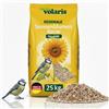 Eggersmann volaris Semi di girasole, mangime per uccelli, 25 kg [sbucciato] | Mangime per uccelli selvatici di alta qualità per tutto l'anno: semi di girasole sbucciati ricchi di grassi ed energici