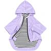 Pethiy Cappotto impermeabile per cani di alta qualità, con cappuccio | Abbigliamento impermeabile per cani, con cerniera e tasche, per tenere asciutto e pulito, viola, 2XL