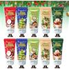 Ourdort 10 Pezzi Crema Mani Natale, Mini Creme Mani Natalizie | crema mani Riparatrice-Idratazione Immediat, Assorbimento Rapido, Non Unge,Regalo di Natale-crema mani Set, Unisex-20g