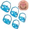 Agatige 5PCS Modelli da Barba per Pizzetto, Kit di Strumenti per Modellare L'attaccatura dei Capelli per Gli Uomini Modello Styling dei Baffi Strumento per il Taglio Simmetrico Della Barba da Uomo