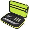 GAJUS Custodia Rigida in EVA per Philips O Blade QP2520/2530/2620/2630/6550, Portatile Case da Viaggio per Rasoio Elettrico con Pennello e Ricambi, Verde