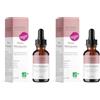 Leucosia Phytocosmetics Leucosia Olio di Rosa Mosqueta Puro Biologico 50 ml per Rughe, Cicatrici e Smagliature, Rosehip Oil per Viso, Corpo, Mani, Olio di Rosa Canina Puro per Pelle Secca (Confezione da 2)