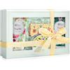 BODY & EARTH # LOVE Set regalo di crema per le mani, confezione da 4 lozioni per le mani al profumo di rosa, idea regalo per le donne, include crema per le mani, crema per i piedi, sapone, candele profumate, regali di