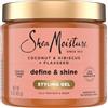 Shea Moisture SheaMoisture Defining Gel per capelli spessi e ricci, cocco e ibisco, senza parabeni, effetto crespo Control