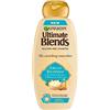Garnier Ultimate Blends Shampoo Capelli Secchi Olio di Argan e Crema di Mandorle, 360 ml