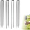 BORDEAG 4 pcs Picchetti di Fissaggio, Picchetti per Rose Arch in Acciaio Verniciato a Polvere, Fissaggio per Archi da Giardino, Ancoraggio a terra per arco di rose, per giardino e strutture esterne