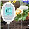 Landrip misuratore PH Terreno, misuratore di Temperatura, PH, umidità, Nutrienti del Suolo, Luce Solare per la Cura di Piante in Vaso e Fiori, Giardino, Fattoria e Prato