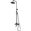 TRIZERATOP Colonna doccia, pannelli doccia Retro Black 1
