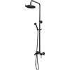 TRIZERATOP Colonna doccia, pannelli doccia Retro Black 2
