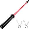 OEM VEVOR Bilanciere con barra di trazione da 180 cm con impugnatura zigrinata per allenamento di forza, sollevamento pesi, squat, stacchi da terra, distensioni su panca, bilanciere adatto per dischi da 50 mm con una capacità di carico di 317,5 kg.