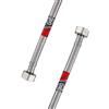 Tucai Tubo flessibile certificato DVGW 3/8 ÜM x 3/8 ÜM tubo di collegamento acqua tubo prolunga PEX tubo rubinetto con guarnizioni. Valvola ad angolo tubo prolunga rubinetto (lunghezza: 500 mm)