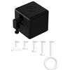 THikk Tuya Zigbee 3.0 Smart Touch Fingerbot Plus ricaricabile di tipo C, interruttore a braccio pusher con pulsante robot da 5 V, controllo vocale compatibile Alexa Google Home Alice(Black Fingerbot kit)
