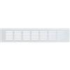Steinberg14 300x60mm Bianca Griglia di Ventilazione in Alluminio per Mobili - Griglia D'Aerazione Rettangolare - Griglie Areazione Rettangolari