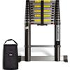 WORHAN® Scala Telescopica Tecnologia Air Soft Close Estensibile 3.2m Allumin con Stabilizzatori 1K3.2Air+bag