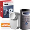 SwitchBot Smart Lock Ultra WiFi con Keypad Vision Pro, rilevamento viso e vene 3D, sblocco senza contatto, adatto per cilindri Europrofilo, compatibile con Matter, Alexa, Google e IFTTT