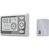 COATI - Termostato digitale portatile, programmabile, compatibile con sistemi di riscaldamento, intervallo di temperatura da 5° a 35°, modalità automatica, programma, manuale e antigelo, colore bianco