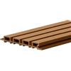 Esseci Pannelli a Listelli in WPC per Rivestimento Parete Interno ed Esterno, Doghe Effetto Legno Resistenti ad Acqua Umidità e Raggi UV, 1 Pezzo, 290x21,9x2,6 cm, Rovere Sabbia