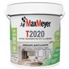 MAXMEYER T2020 BMB Idropittura Igienizzante, Pittura Murale per Interni Batteriostatica e Traspirante, Finitura Opaca, Bianco, 14 Litri
