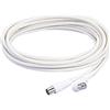 Poly Pool PP0622 Cavo Coassiale TV - Antenna, Spina Assiale e Spina 90° Ø 9,5 mm Maschio Diametro 9,5 mm, 5 metri, Bianco