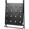 DBREAKS Piattaforma per Scala, Piattaforma Scala Acciaio Legato, Piattaforma di Lavoro Antiscivolo, Tiene 150 kg, Nero
