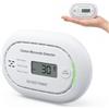 XINDUM Rivelatore di monossido di carbonio con batteria da 10 anni, rivelatore di CO con schermo LCD, allarme acustico da 85 dB, funzione Mute, monitor CO per la sicurezza domestica, standard EN 50291