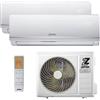 Zephir Climatizzatore Fisso Inverter Dual 9000+12000 BTU WiFi R32