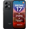 XIAOMI REDMI 17 5G, Smartphone 4+128GB, Nero, Batteria 7500mAh, Ricarica 45W | Snapdragon® 4 Gen 5 5G, Resistente Corning® Gorilla® Glass 7i, Display Immersivo 6,9″, Sistema a Doppia Fotocamera AI da 50MP