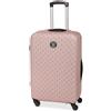 BERTOO Custodia Torino beige elastica per bagagli, lavabile con cerniera e chiusura a cinghia, taglia XL-XXL