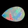 AK GEMS AND JEWELLERY Opale Naturale, Opale Di Fuoco Etiope Facetato Gemma Sciolta 1,7 Ct 11x7x5 Mm