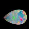 AK GEMS AND JEWELLERY Opale Naturale, Opale Di Fuoco Etiope Gemma Sfaccettata Sfusa 2.2 Ct 13x8x5 Mm