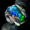 AK GEMS AND JEWELLERY Nero Opal rough , Naturale Etiope Opal Crudo, Fuoco Opal gemstone 11 KT 15x15 MM