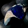 AK GEMS AND JEWELLERY Natural Opal Nero Etiopia Black Fire, Opale Grezzo 8.5 Ct 25x10 mm